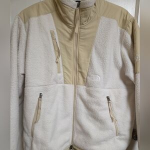 The North Face Mens XL  HR Sherpa Denali Full Zip Heavy Fleece Jacket 94 White